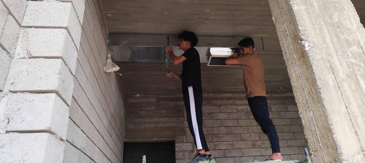 🔥حر الصيف بعد ما يهمك ويانا!
👷‍♂️ نركبلك دكتات تبريد مركزي باحترافيه تامه 👷‍♂️
وهواء متوازن بكل زاويه من بيتك 
شغل نضيف ـــ مغ ضمان ــ والتزام بل مواعيد 👌

خلي راحتاك علينا 
التواصل 
***********
***********

