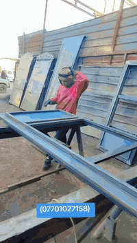 معمل حداده حيدر الصبيحاوي لعمل كافه انواع الأبواب والشبابيك بطرق الفنية الحديثة العنوان بغداد مدينه الصدر قطاع ٤٩ نهايه شارع الداخل قرب كراج الوسط (***********)
