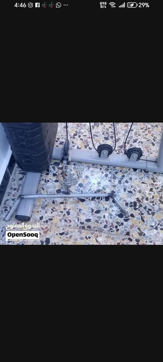 سلام عليكم 
جهاز حديد للبيع 
جهاز الي تمرين الجسم الوزان 95 كيلو 
الجهاز نظيف 
المكان البصره شط العرب 
السعر  250 الف دنيار عراقي 
الي تواصل واتساب ***********
