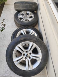 طخم ويل مع تايرات جارجر تايرات مستخدمات اسبوعين شرط ويل بدون عوج  تاير...