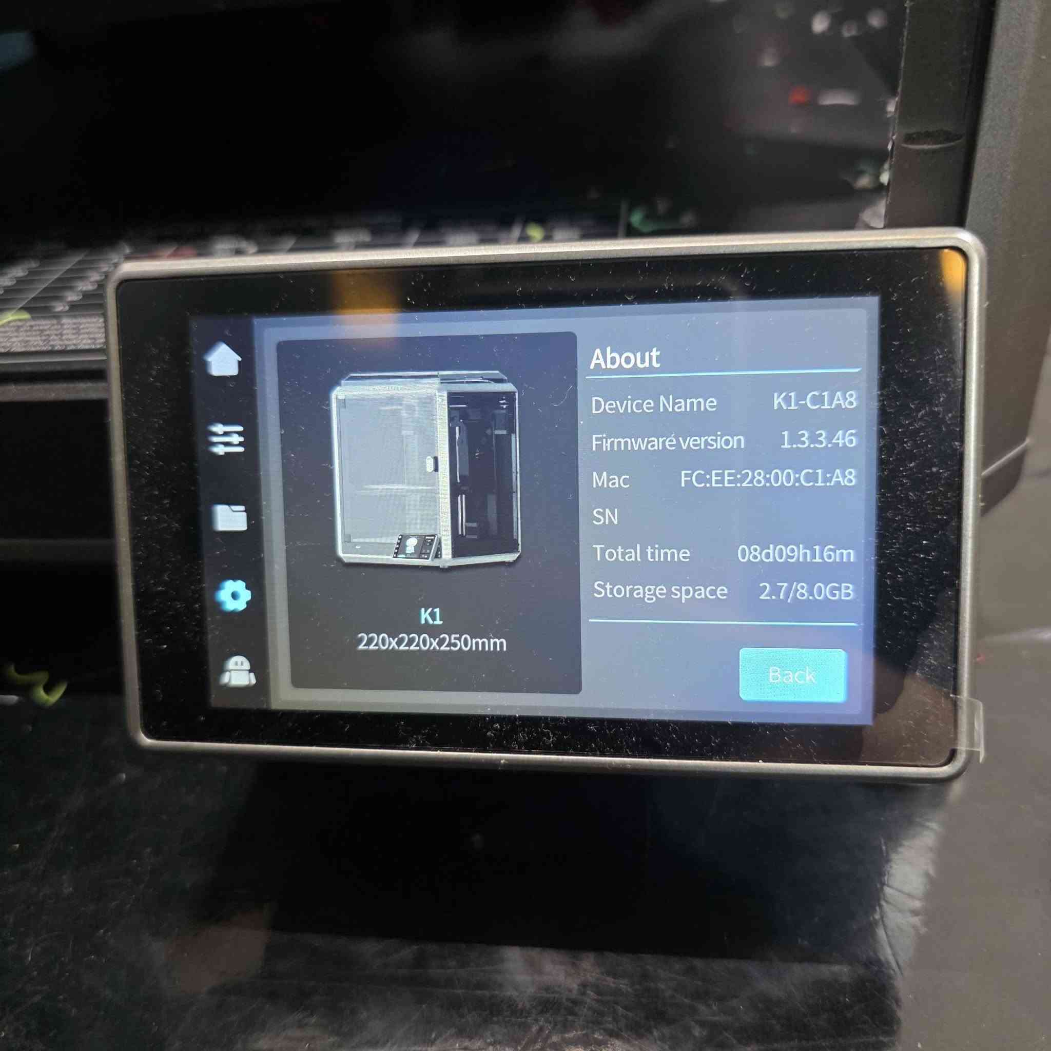 Creality K1 Global Version 
طابعة ثلاثي البعاد مستغدم قليل 200 ساعة اشتغلها طابعة نظيفة ما بي اي عيب كارتون و اغراضها موجود 
سعرها 650,000 الف 
موجود توصيل كلل عيراق


**إذا كنت صاحب هذا الإعلان وتريد حذفه لأي سبب، رجاءا أرسل رسالة إلى الدعم الفني**
