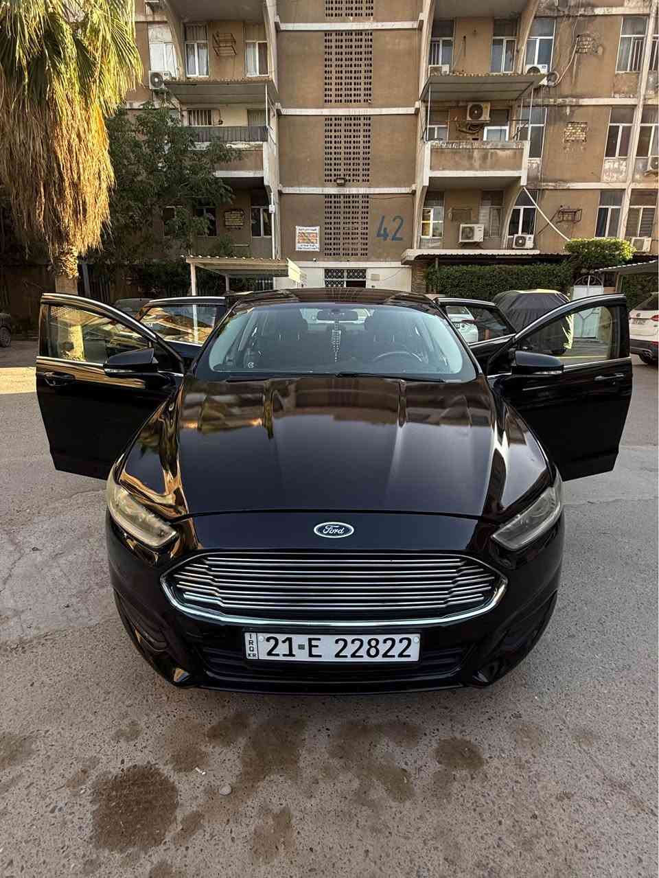 🚘 فورد فيوجن 2016 أمريكي
🔹 محرك 2500cc تنفس طبيعي (المرغوب)

🔹 السيارة حادثها جام لغ عكس السايق

🔹 تم رش نصف البونيد ونصف الباب

🔹 القطعة المبدلة الوحيدة هي الجام لغ عكس السايق والبنيد مغلف ppf حراري ابو اللمعة جاي ويه لون السيارة 

🔹 الإيربكات طاكات

🔹 مكملة مكينة وكير وتبريد وصدر

🔹 عظمة السيارة قوية وحلوة

المواصفات:

✅ تحكم بالستيرن

✅ كشنات كهربائية

✅ جامات أوتو

✅ حساسات تايرات

✅ تبريد مجمده

✅ تم تبديل الفريز حديثاً وضمانه بعده موجود

✅ السيارة دائماً عليها أدامة وصيانة مستمرة

✅ نصبتها حلوة بالشارع وما تحتاج أي مصروف

🔢 رقم سليمانية مميز: 22822

السعر ١٠٥ وبيهة مجال

📩 للتواصل خاص او على الواتس اب ***********

العنوان بغداد بغداد, العراق
