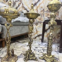 مباخر نحاسية • ٦٣-٧٥ سم • ٨ قطع