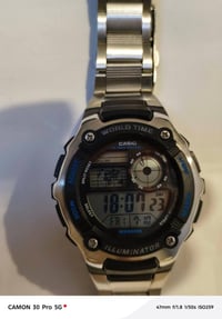 للحجز واتساب 07712386174 هذه هي ساعة كاسيو الرقمية الرياضية (Casio AE-...