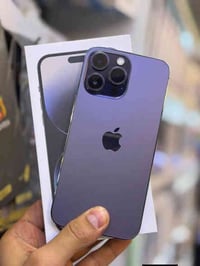 ايفون 14 برو ماكس  للبيع دبل سيم كارت الذاكره 128 گيگه والبطارية 100% ...