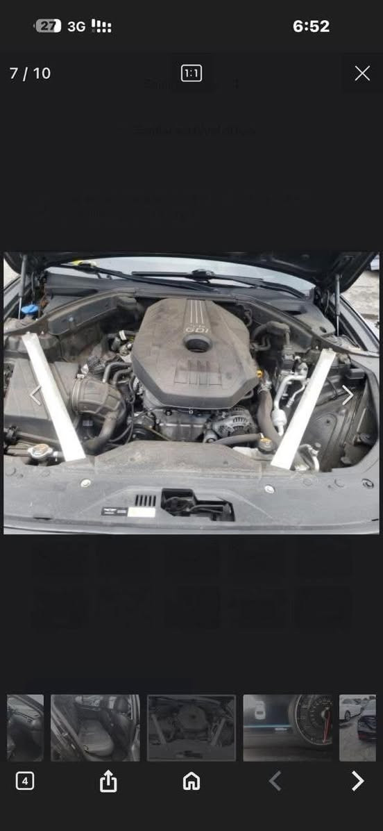 السلام عليكم جنسزز g70 للبيع 
موديل ٢٠١٩ 
للاتصال      ***********
حادثه الجاملغ الخلفي بجم كبس (صور الحادث ناشرهن)
المواصفات السياره برستيج يعني تجي فول مواصفات
1- فتحة
2- كشنات كهرباء السائق والراكب
3- رادار أمامي جانبي خلفي ٢٦٠ درجه
4- شفتات بالستيرن
5- بريك تلقائي + تحذيرات صوتيه
6- تدفئة مرايا جانبية
7- كشنات أمامية تدفئة تبريد
8- بصمه و 4 ابواب بصمه
9- دبل جام بلادي
10- حساسات خلفية + أمامية
12- مري جانبية قلاب عند الرجوع للخلف + نقاط عمياء
13- هاند بريك بصمه + اوتو 
14- خاصية الصعود المريح للكشن + خزن ميموري للكشن
15- نظام صوت ليكسيكون 17 سماعة
16- علامة جينيسيس ضوئية عند الاقتراب
17- أنظمة قيادة نورمل وايكو وسبورت و سبورت بلس
18- ستيرن كهرباء
19- كير 8 نمر
السعر ١٧٠ 💲💵 وبيها مجال
