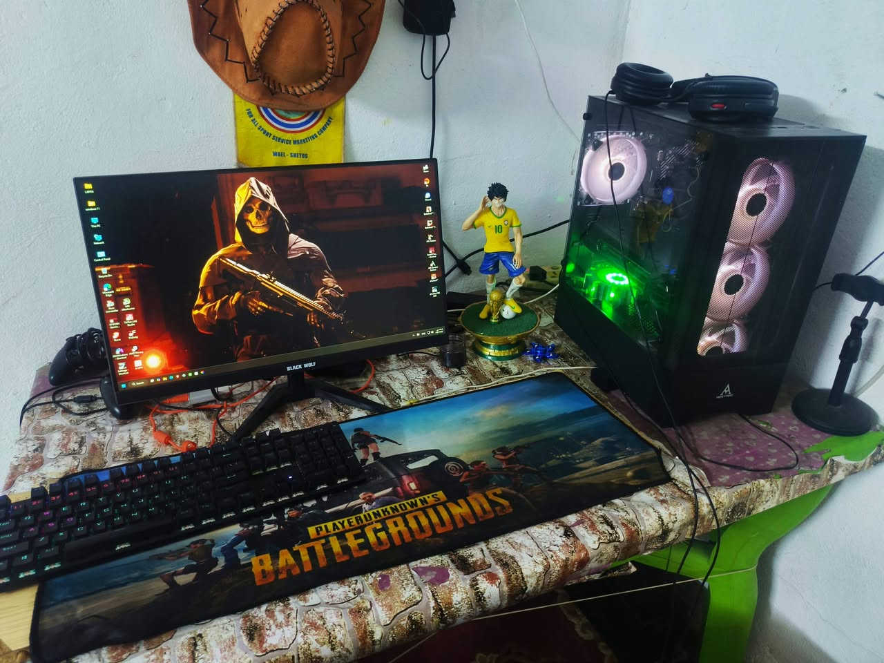 السلام عليكم الكل كامل شد والعب
كيس + شاشة + يوبي اس ماوس كيبورد سماعه
السعر💸 725 توصيل ماكو
بغداد مدينة ***********

المواصفات
المعالج i5 10400F

الكرت RX 5700XT 8GB

المذربورد H510 asus

رامات 8x2 مجموع 16 3200MH

هارد النضام 256 NVM

هارد اضافي 632 HDD

باورسبلاي 550W

 يوبي اس 3000W جديد

شاشة 24inc 144hz ips

سماعة هايبرx ماوس كيبورد ميكانيكي
