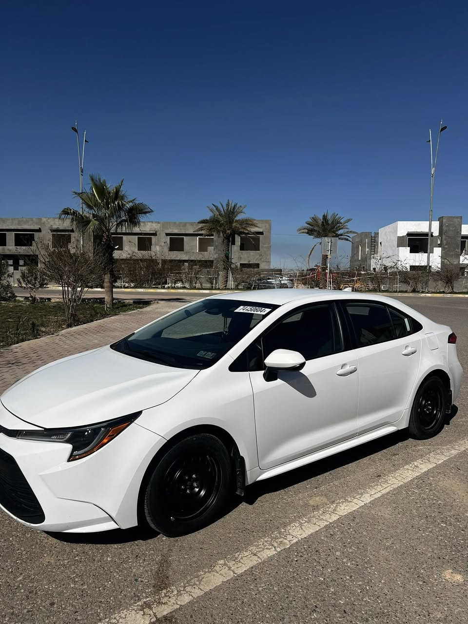 السلام عليكم
كورلا 2024 وارد امريكي 
موصفات LE
فحص تترقم كل المحافضات عدا الشمالي 
بجم كبس وايرباكات كلها سليمه
ضررها موضع بصور شي بسيط يم الجمرلغ الورا
مكاني كركوك
  واتساب موجود***********
السعر 160 وبيها مجال
