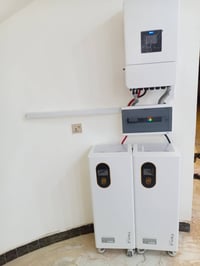 منظومة شمسية • جينكو 615واط • انفيرتر DEYE 8k