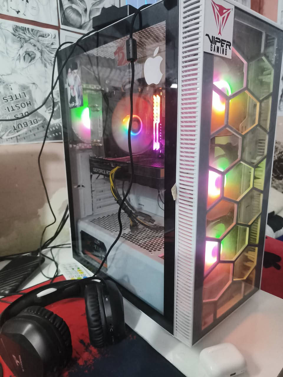 PC
كارت الشاشه RTX 3060 Ti
المعالج i5 12400F
رامات 16G
مبرد هوائي جيد
الذاكره 1T خارجي
512GB داخلي
باور 700W يصلح للتطوير
كيبورد واير لس من رد دراكون
ماوس اتاك شارك
شاشه ممتازه
جوستك اكس بوكس واير لس
تشغل حسب الالعاب 120فريم فما فوق
مع ستاند سماعه
مع الميز كذالك
مايك فيفاين مع الاستاند 
السعر خاص


**إذا كنت صاحب هذا الإعلان وتريد حذفه لأي سبب، رجاءا أرسل رسالة إلى الدعم الفني**