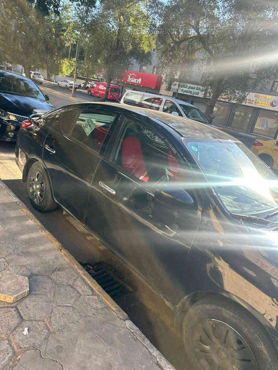 السلام عليكم 
نيسان فيرسا 2019
لون اسود 
رقم بغداد 
فئه Sv 
تحكم ستيرن جام كهرباء 
شاشه بلادي سياره جاهزه من كلشي راديتر جديد تخم تأير جديد 
حداديه  صدر جديد سيارة حلوه واقتصادية كلش محرك 1600 مكان السيارة بغداد العطيفيه  سعرها 80 ورقه وبيها مجال بسيط جدا  هذا رقم صاحب السيارة *********** تحويل مباشر  الرقم جديد يعني متتاخر بتحويلها .
اني مكلف بالنشر اي استفسار اتصل على الرقم وبي واتساب .
