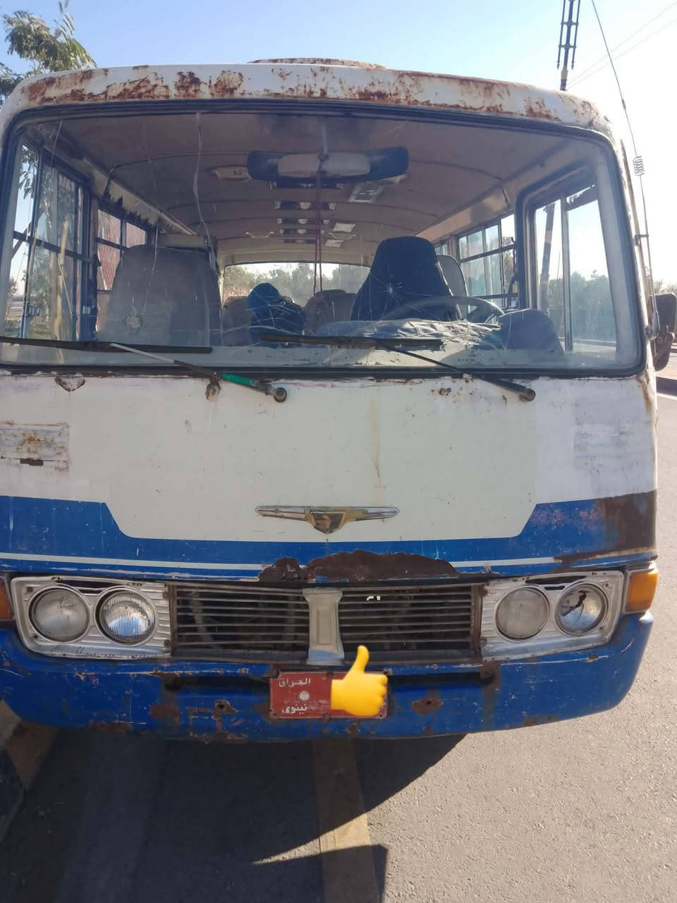 كوستر للبيع رقم نينوى بيها حصة كاز محرك اصلي بي بداية بخار السعر ثلاث ملايين وربع وبيها مجال رقم الهاتف ***********
