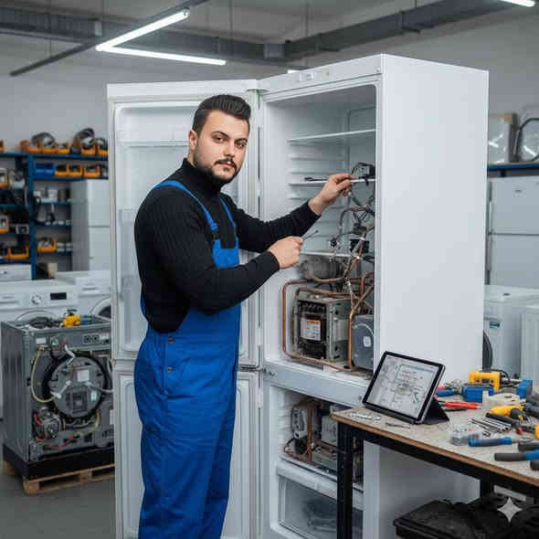 (ورشة ليث الهندسيه للصيانه ) 👨🏻‍🔧🛠🪛
للعمل الموقعي ما عليك فقط الأتصال أو المراسله📞
صيانة الثلاجات والمجمدات والعارضات والبرادات ❄💯
وصيانة الغسالات العاديه والفول أوتماتيك ⚙️💯
وتصليح الصوبات النفطيه والكهربائيه🔥🔌 
#العنوان📍(ديالى بعقوبه الوثبه شارع الهويدر)... 
#الهاتف☎️(***********)...
