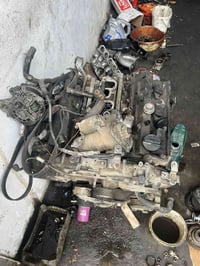 يوجد محرك وكير وضفيرة نيسان باڤندر 2008 الكير كفالة بس المحرك طافي يعن...