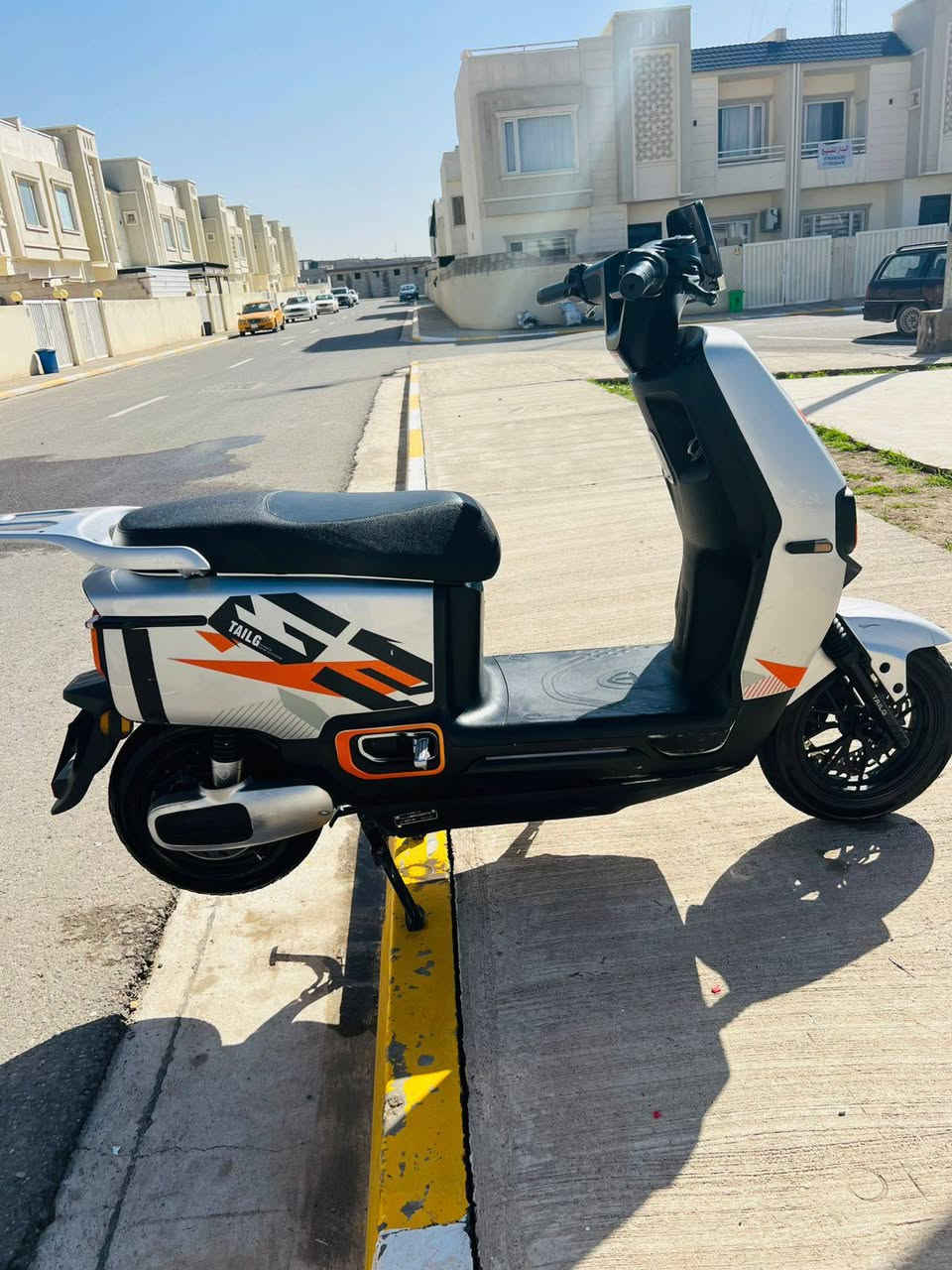 دراجة شحن للبيع
الدراجة من شركة TAILG 
نوع الدراجة G3
تشغيل بصمة
تشغيل عن بعد
يجي وياة صندوق للدلفري 
بريكات دسك رياضي
6 بطاريات بقوة 30 امبير
السعر 775 الف وبي مجال
ملاحظة مستعمل قليل


**إذا كنت صاحب هذا الإعلان وتريد حذفه لأي سبب، رجاءا أرسل رسالة إلى الدعم الفني**