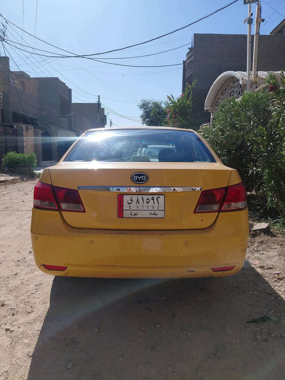 سلام عليكم 
مكلف بالنشر... 
BYD G3  2013 
صدر جديد حداديه تخم تاير كله جديد السياره حلوه ونظيفه ماعليها الف دينار 
استفسار : *********** رقم صاحب السياره
