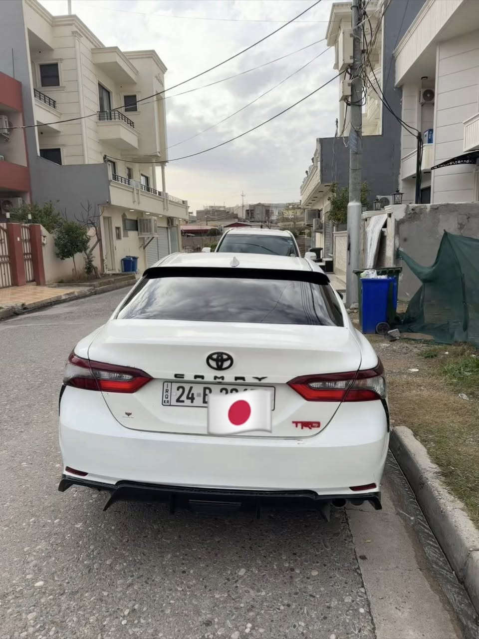 تويوتا كامرى موديل ٢٠٢٣ داخل كريمى رادار حساس كوشن كهربائي مواسفات Se رقم سنوى جديد رقم دهوك عام سبخ سعر ١٤٣ مجال ***********
