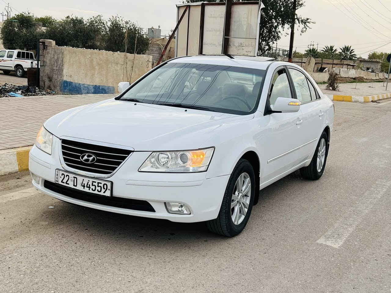 سلام عليكم
سوناتا 2011خليجي 

رقم أربيل هزه وسنويه جديده 

محرك 2000دوش مفتوح مضبط

السياره لونين فول موصفات 

السياره فتحه 

تبرير تدفئه 

تخم تاير جديد وحداديه

السعر ١٣٠بيها مجال

السونار داخل المنشور 

الموقع صلاح الدين بلد يثرب 

***********
