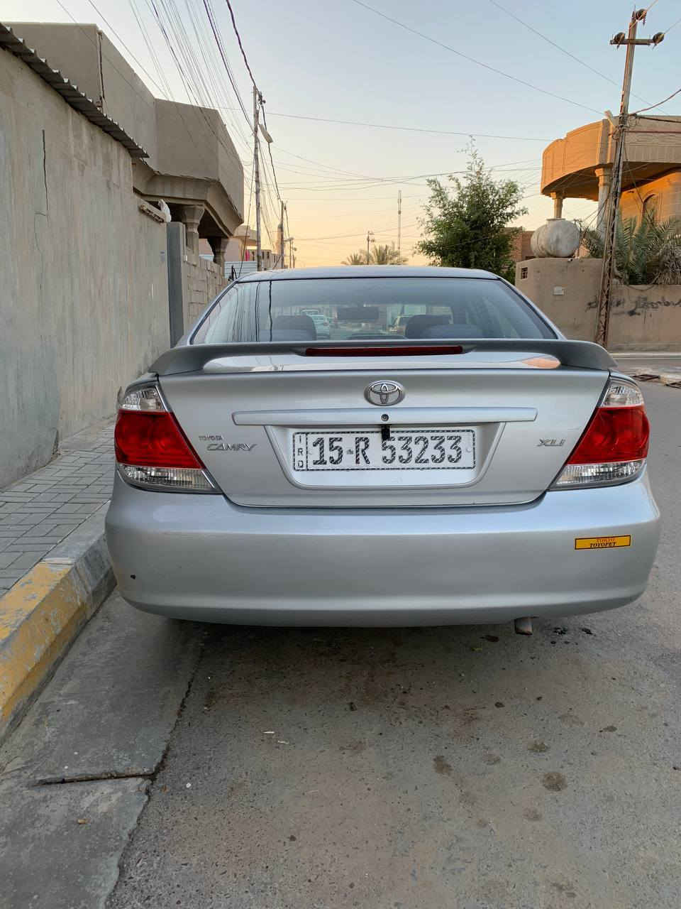 السلام عليكم
سياره كامري ٢٠٠٥خليجي
صبغ عام
تبريد ثلج
تخم تاير جديد
سعر ٩٥
رقم ***********
مكاني فلوجه
