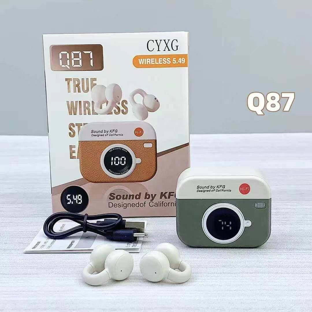 ايربود CYXG Q87
🔸تعمل على جميع أجهزة الأندرويد والايفون 
🔸شحن كيبل تايبسي 
🔸جودة صوت ممتازة 
🔸مقاومة "للرذاذ" الماء و التعرق "مناسبة عند ممارسة                       الرياضة"
🔸تمنحك السماعة ساعات استخدام  متواصل
🔸يمكنك استخدام القطعتين او واحدة حسب الاستخدام 
🔸اظهار نسبة الشحن بالهاتف 
🔸مسافة العمل 10 متر
🔸مايك 

📍العنوان/ذي قار _قضاء الغراف _شارع ال رمضان _قرب مدرسة الفاضلات 

للحجز والاستفسار /مراسلة الصفحه او الاتصال ع الرقم *********** واتساب📱

#يوجد_لدينا_توصيل
