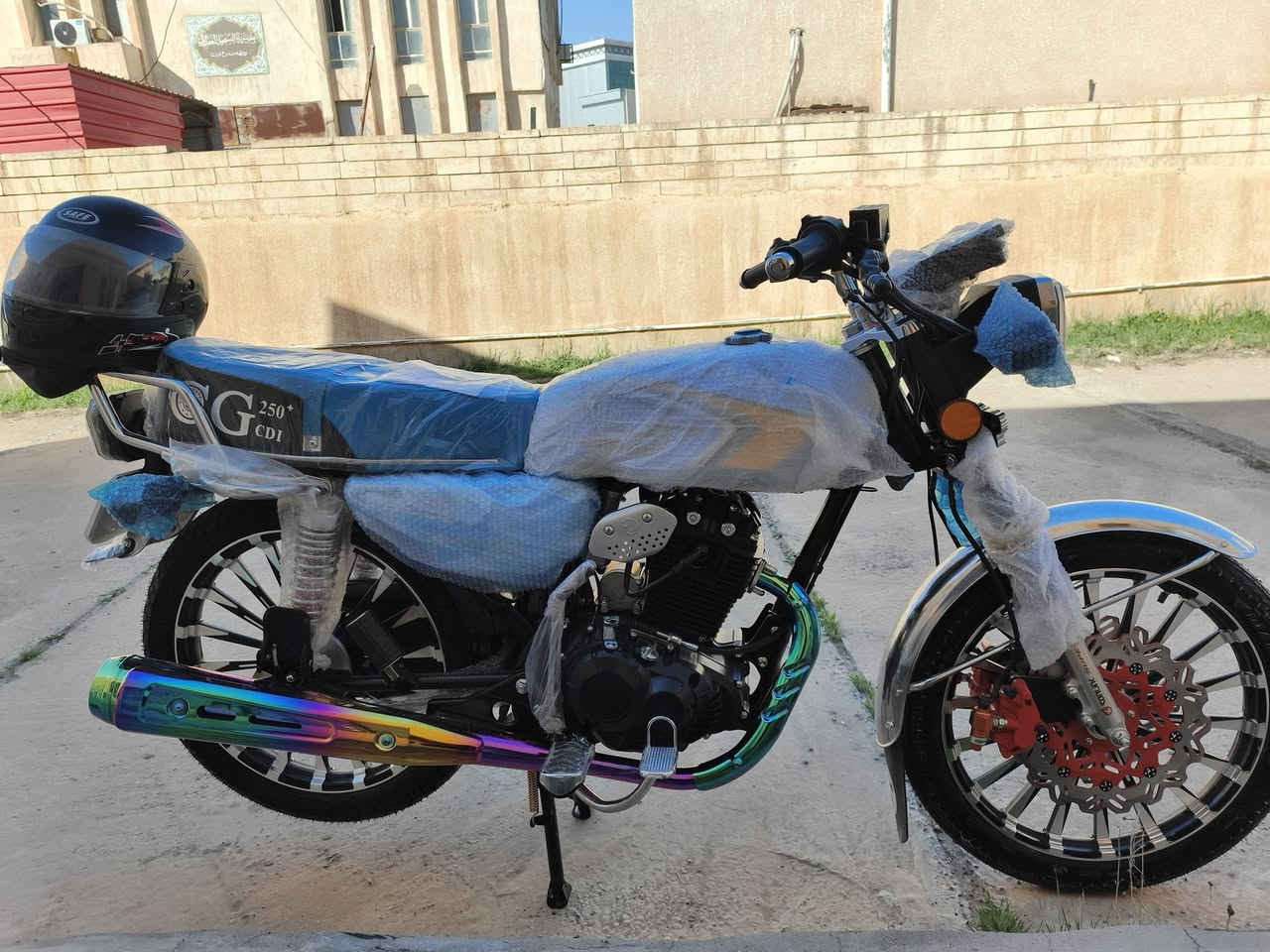 سلام عليكم دراجه سيفان موديل 2025 محرك دايوان ضاقطا وزنجيل صار سبوع من ماخذها السكن تكريت الديوم رقم  ***********
