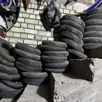 تايرات شلعه وحده ابيع سعر التاير 3000 دينار نضافه نص ونص جانت مشموره ب...