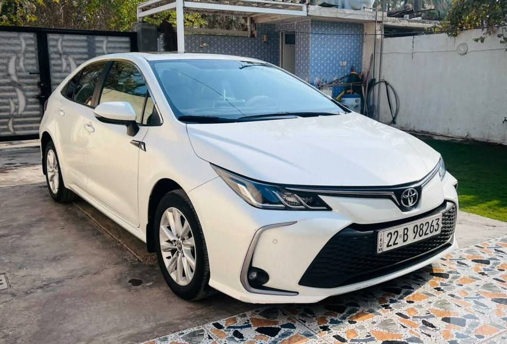 تويوتا كورلا 
موديل 2024 خليجي
ضمان تويوتا العراق (SAS ساز)🟥✅
سياره كفاله عامه من دعاميه لدعاميه 
 فتحة بانوراما 
صيانة وادامه السياره بشركه فقط 
حجم المحرك 1800 
نوع الوقود بانزين
ماشيه 55 الف كم 
دخول ذكي بصمة تشغيل بصمة 
شاشة ديجيتل  
تبريد قطعتين 
ويل كب حجم الاطارات 16 
عدد 5 ويل كب 
سبير ما نازل خلاص 
حساسات امامي خلفي 
لايتات عدسة 
بك لايتات لد 
كشاف لايت لد 
مرآة قابلة للطي 
اشارة بالمرآة 
وضعيات قيادة 
مرآة داخلية عاكسة 

مكان السيارة بغداد التاجي 
رقم صاحب السيارة
*********** 
***********

السعر :: اطلبه بالتعليقات يصلك خاص 📩

#ادارة_الصفحه ⚡

ملاحظه / 🔴
مدير الصفحه غير مسؤول عن بيع وشراء واصوليات السياره نحن صفحه لعرض السيارات فقط.
