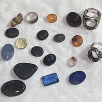 احجار طبيعيه • خاتمين فضة 925 • بغداد