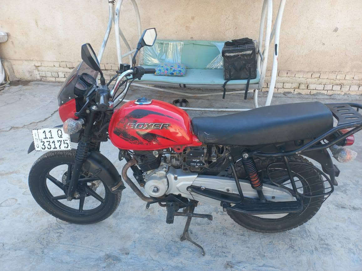 سلام عليكم دراجه بوكسر موديل 21 رقم وسنويه بغداد انكليزي الدراجه مجفته تجفيت شركه مره وحده السعر مليون و700 قفل العنوان بغداد الرشاد قرب صوره مهدي الكناني الرقم ***********
