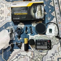 باكج تسجيل احترافي • كرومة 3×2م • مايك لاسلكي 50م