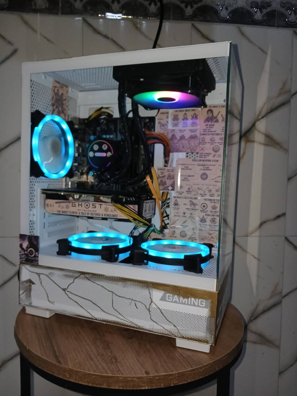 مكاني بغداد الدورة رقمي ***********
سعر 450
I5 9400f
H310 gigabyte 
Coller 120mm جديد 
Psu 550w جديد
Ram 8g ddr4 
Gtx 1650 asus tof gaming 
Case msi pano جديد
Ssd 128 g sandisk جديد 
Hdd 500g
