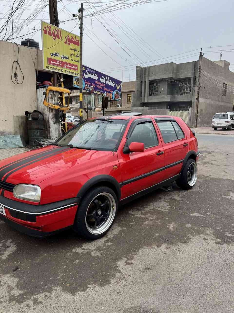 السلام عليكم سياره كولف موديل 92 سياره مكينه 2000 تخم تايه الرياضي صالنسر رياضيي سياره مكانه بغداد جسر ديالى رقم الهاتف‏‪***********‬‏
