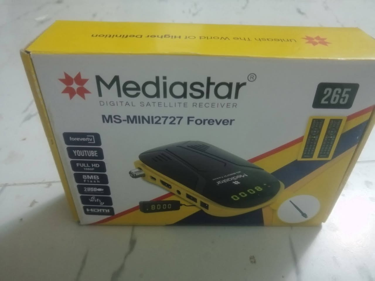 ستلايت نظيف مديا ستار 2727 كامل غراضه وياه واي فاي  مع دبل ريموت
المكان الشطره الاتصال وتساب على الرقم
رقم*********** الاتصال
