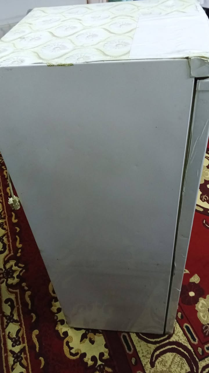 سلام عليكم مجمده فستل شغالة مستعمله نظيفه بيها ضربات بسيطة السعر 125 و بيها مجال مكان بغداد لا يوجد توصيل  ***********
