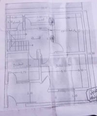 بيت 100 م مربع ( 10 × 10 ) بالخضراء طابقين  الاول كامل وجاهز غرفة واست...