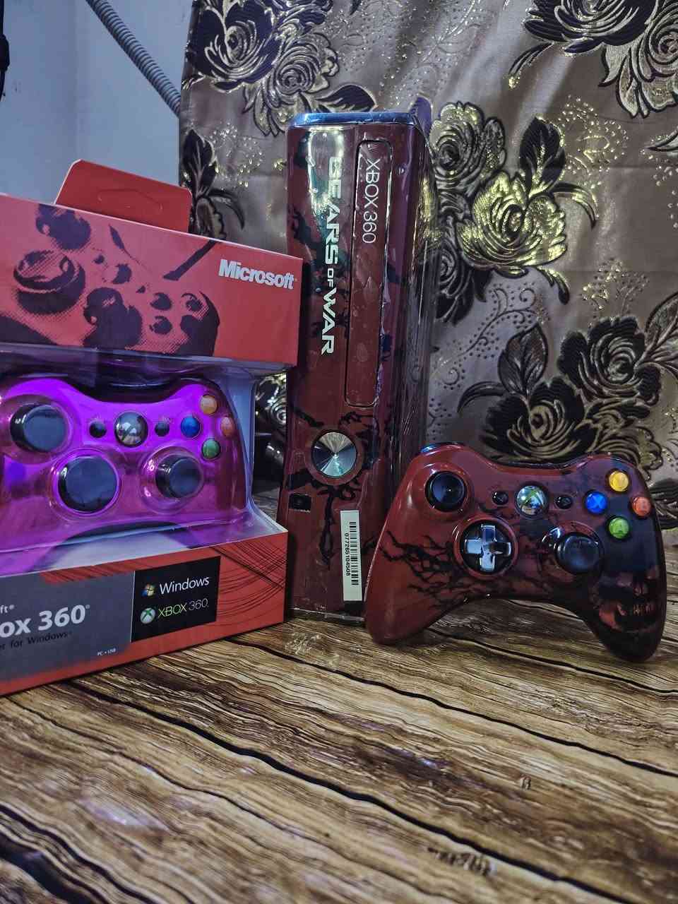 جهاز اكس بؤكس سلم  360 باندل نسخه كير اوف ور اخو جديد نظام فري ستايل واجه عربيه هارد250 G منزل بي 250  لعبه  من اقؤى الالعاب الاكس بؤكس جيتي كراند فورزه بيس 22 عربيه  وريد ديد وكل الالعاب قتاليه مع جوستكين  واحد جديد . وغراضه كامله. للاستفسار اتصل ع واتساب ***********... السعر 125 بغداد, العراق
