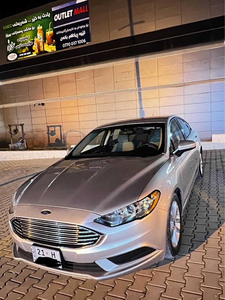 فۆرد فیوژن ٢٠١٧ 
مەکیەنە ٢.٥ مەرغوب
بێ بۆیاخ
بەسمە 
برێک بەسمە
یارمەتیدەری لێژای
تراکشن کۆنترۆڵ
تەحدید سورعە
سوکان ڤۆلیۆم
حاسە و کامێرە
سەنەوی تا مانگی ٦ ٢.٢٩ تازەیە
تەحویل و غرامە بەشەرت
*********** السليمانية, العراق
