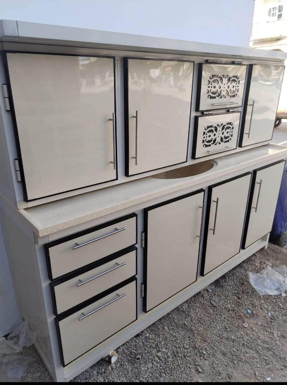 اللهم صلِّ على محمد وآل محمد

يوجد لدينا جميع الموديلات والالوان والقياسات

•العمل بايادي خبيرة
•المرمر الاصلي
•الألمنيوم الاصلي
•تبطين الكاونتر بالكامل رفوف وبيبان

يوجد ضمان على جودة الشغل💪

ما عليكم سواى الحجز من خلال مراسلة الصفحة
 
توصيل لجميع محافظات العراق 🇮🇶
العنوان النجف الاشرف 💙
او الاتصال على الرقم *********** (واتساب) النجف, العراق
