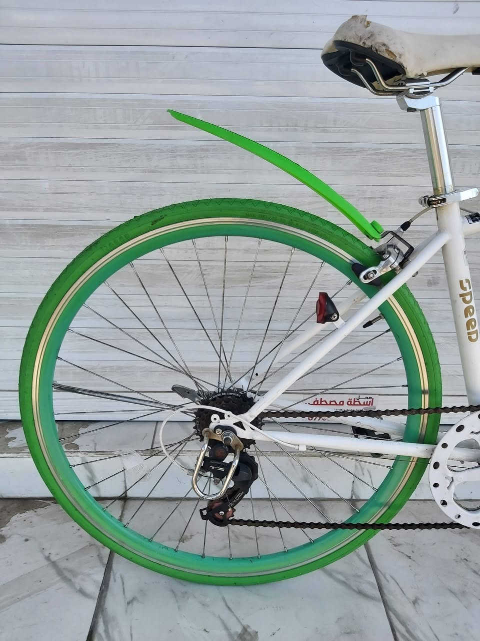 C700
بالة ياباني 
الفريم حديد مخفف الملحقات المنيوم
ويالة المنيوم طبقتين ضد الصدمات
سستمSHIMANO 6 SPEED
تايرات 700/28
   ✈يوجد توصيل لجميع المحافضات ✈
كركوك مدخل سايدين حي الاسرى والمفقودين 
معرض ابو شيفان ( *********** )
دراجة نظيفة وسريعة 🍃
