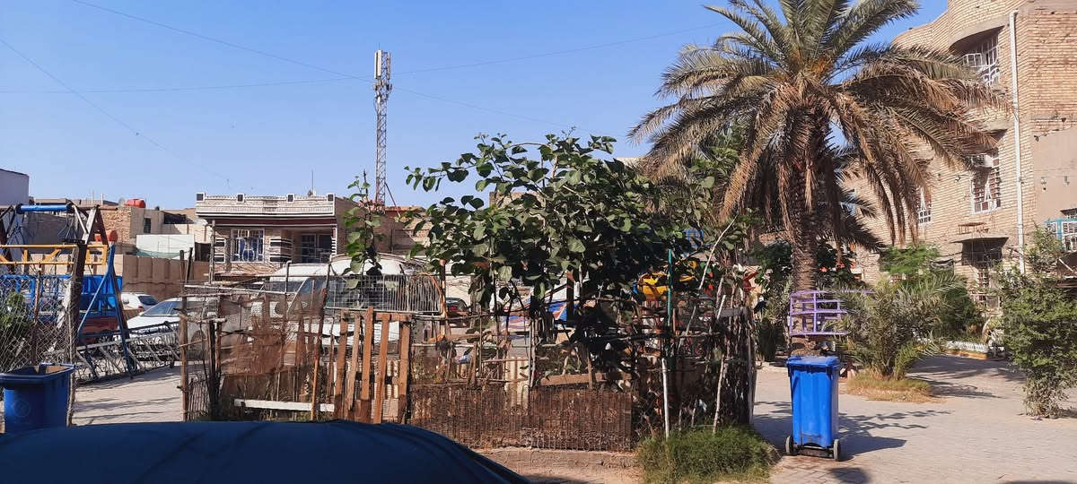 سلام عليكم دار للبيع مساحة 144متر  جنس الارض طابو ملك في قطاع 26 بناء قديم يصلح للسكن يحتوي على 6 غرف وصالة ومطبخ وصحيات او تاخذه باعتبار كاع والدار واجهته على ساحة مو فرع وصاير وسط الساحة مثل مواضح بالصورة الحديقة هاي للدار للتواصل والاستفسار أكثر تواصل خاص او الأتصال على الرقم التالي ***********
