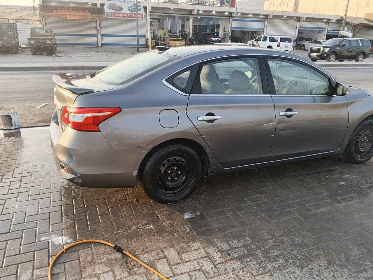 السلام عليكم نيسان سنترا موديل 19
حادث بنيد وجاملق بدون دواخل ولباقي شوف العين 
كير مكينه مكفولات تبريت شقال رقم بصره تحويل السعر 80 اي استفسار ***********
