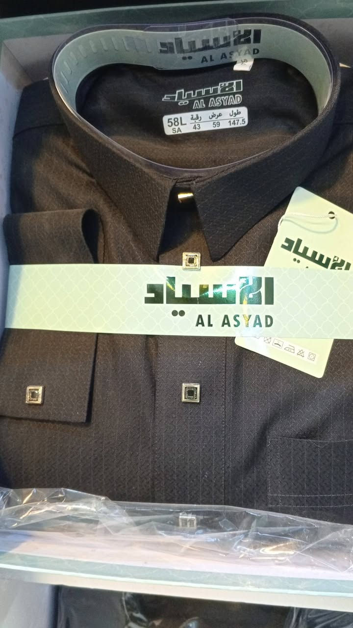 على بركه الله//عروض الكناني للزي العربي 
1- دشداشه ساده/15
2- دشداشه مقلم 18
3- دشداشة خليه نحل/20
4-ليلك جلد/ 10
5- ليلك جوخ وجهين/20
6- ليلك قماش شتائي/12
فروه جاسبي مطرز /20
فروه الدب /15
---------------------------------
***********
***********
***********
هاي العروض لغايه يوم 
25/1/2026
