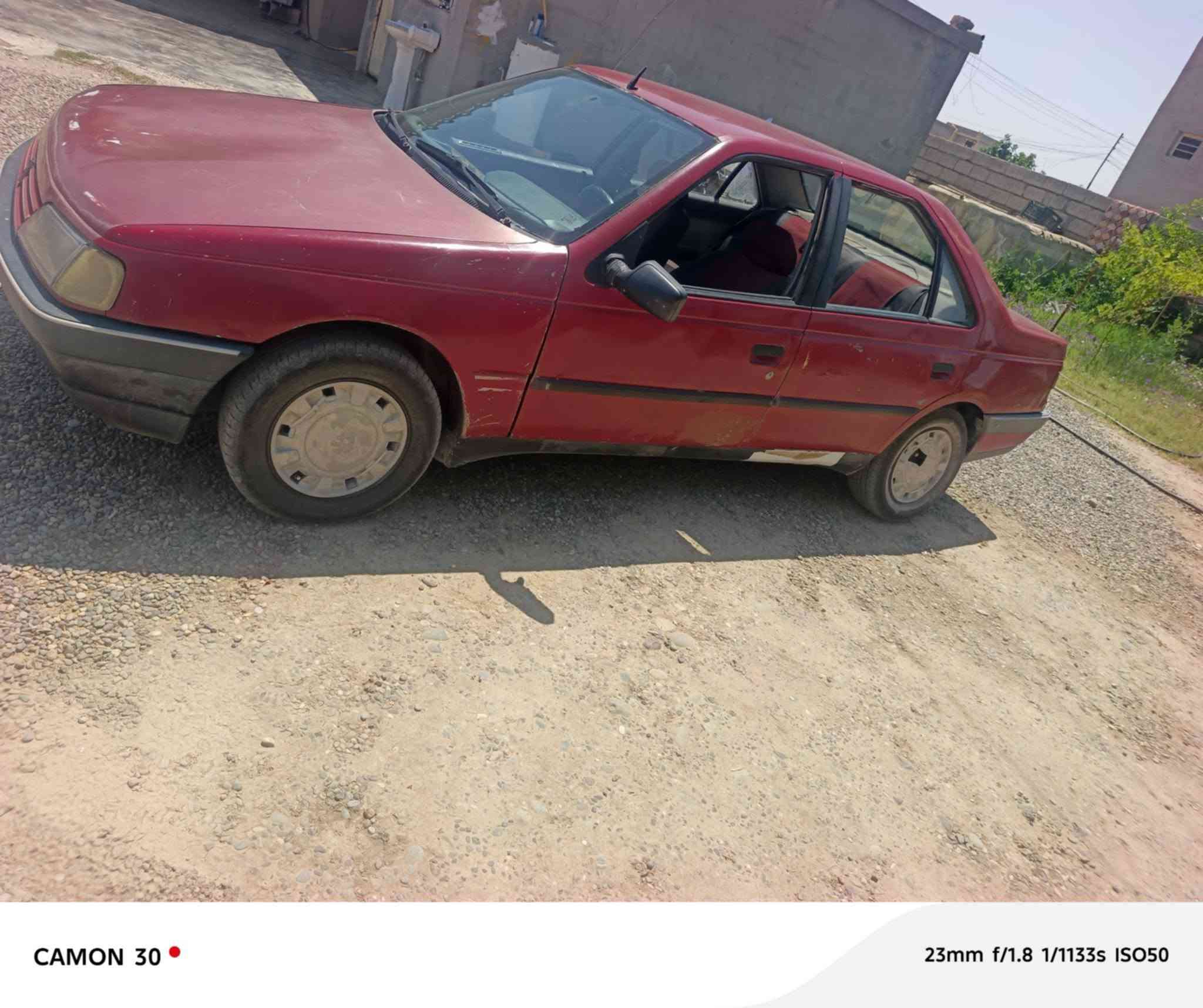 سلام عليكم بيجو البيع موديل 91 محرك شرط كير يعوزو قرص وعينة صدر جديد السعر 12 وبيهة مجال***********
