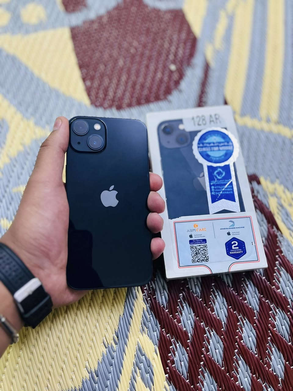 السلام عليكم جهاز ايفون 13 عادي للبيع نضيف جدا شخط ما بي بطارية 100 ضمان ماستر السعر 500 وبي مجال العنوان بغداد الرشاد الرقم ***********
