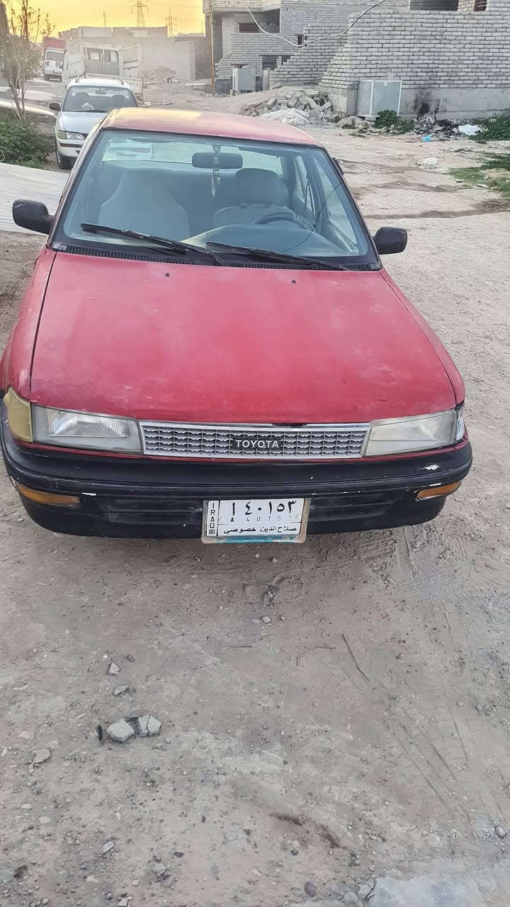 كورلا ٩١ محرك ٦٠٠ 
سنويه ٢٨ تحويل ثاني يوم معمره اويالا جدد تاريرات امامي جدد
محرك لا تنقيص لا تبخير ٣٧ وبيها مجال اشويه 
ابلادي مو امحور
***********
