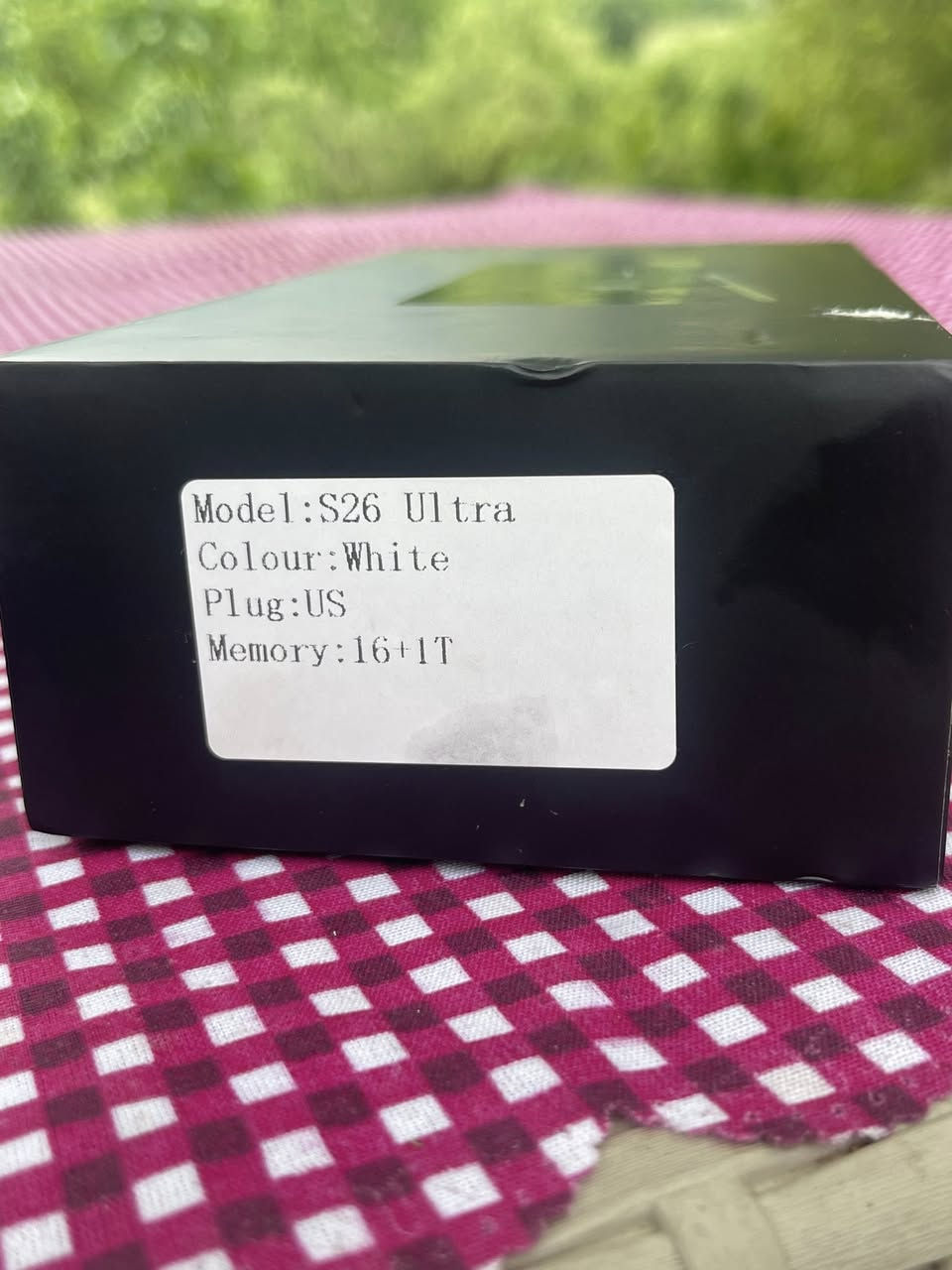 Galaxy S26 Ultra Master Copy
Ram 16 
1 T
ماستەر کۆپیە رام ١٦ یەک تێرایە زاکیرەی بەبێ خاوبوونەوە ماڵی هەندێیە بەس رسم و شتی تێدا هەڵبگریت 
کامل ئەشیا و لەجگەی لینەکراوەتەوە 
مو مستعمل عندە کل شي مع کرتون
‎320 هەزار 
٣٢٠ الف


**إذا كنت صاحب هذا الإعلان وتريد حذفه لأي سبب، رجاءا أرسل رسالة إلى الدعم الفني**