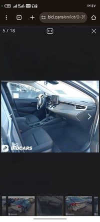 السعر 150وبيهه مجال من رخصه مدير كروب كورلا موديل 23امريكي حادثه دعامي...