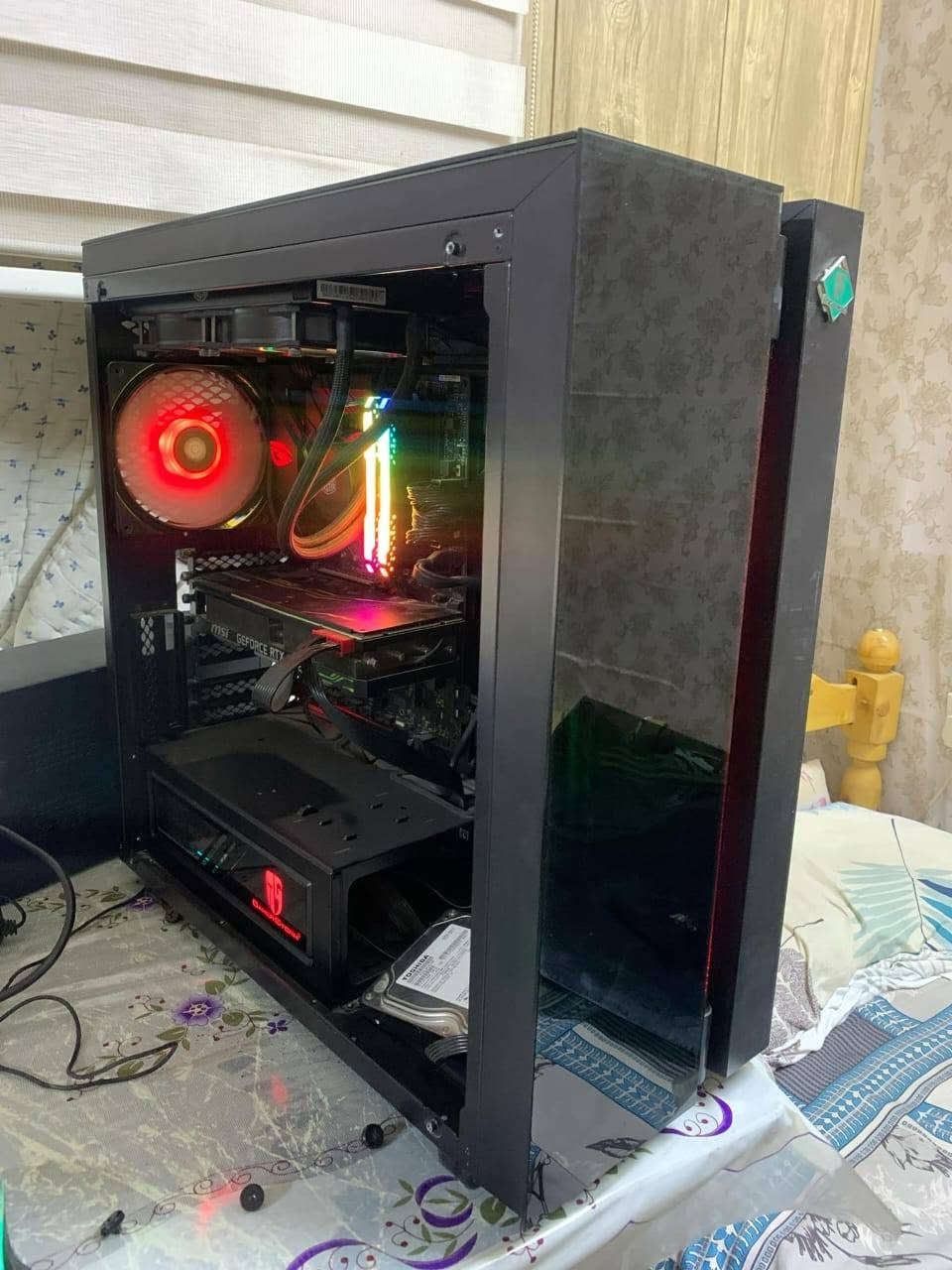السلام عليكم
حاسبه للبيع كامله 
ميز وكرسي عاديات
سماعه hyper x cloud 2
كيبورد red dragon
ماوس logetich g502
شاشة 27 165hz samsung g5 معروفه تخبل مقوسه
السعر 1,350,000
المواصفات مذكوره بالصور
واتساب فقط "***********"
