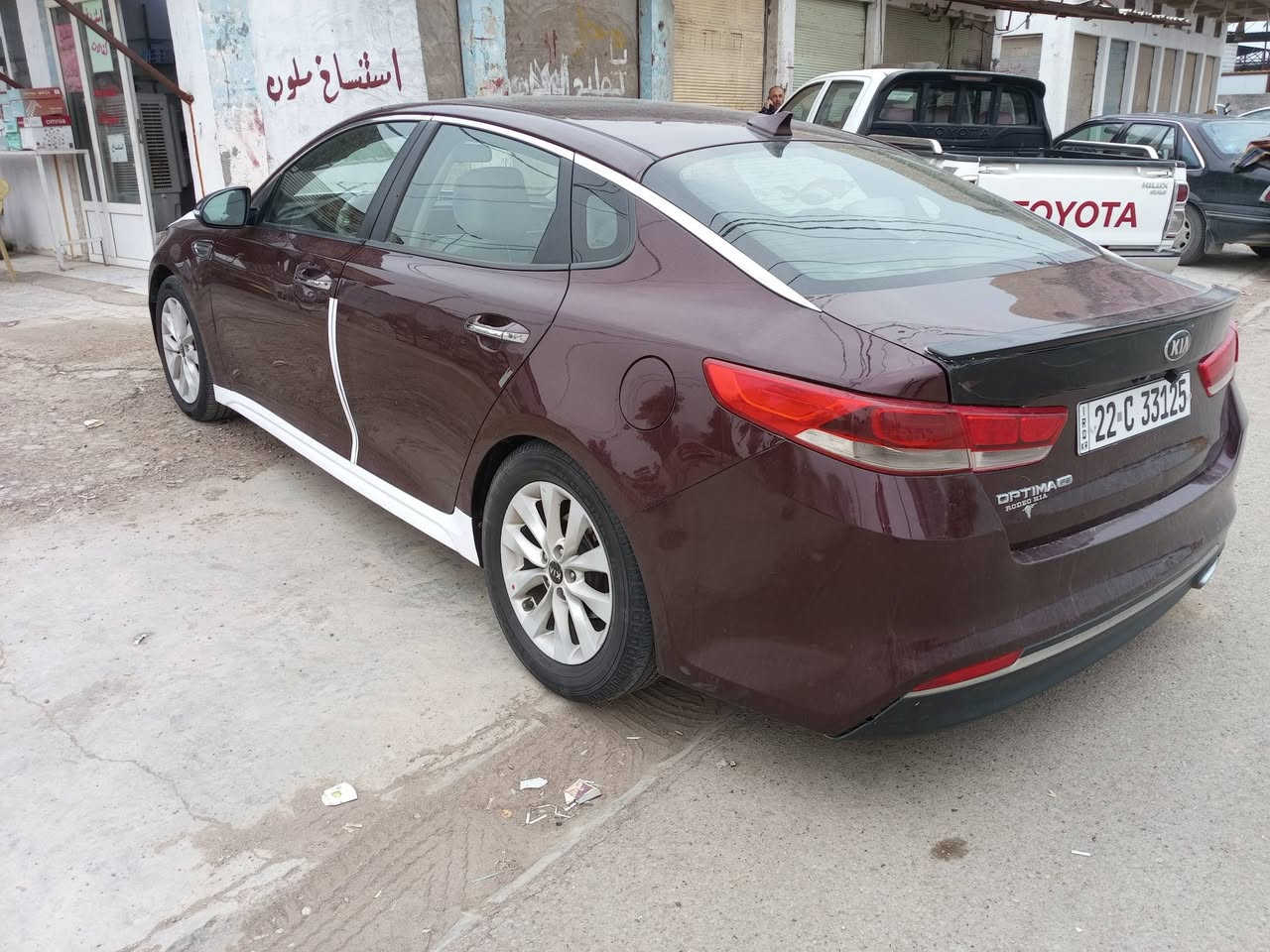 سلام عليكم
كيا اوبتما مديل 2017 وارد امريكي ضررها خشم البنيد بس بدون داخل سيارة جديدة كير محرك تخم تاير تبريد كله جديد كشن كهربائي مرئي شفط رقم اربيل انكليزي السعر 135وبيها مجال للستفسار *********** ديالى بالدروز
