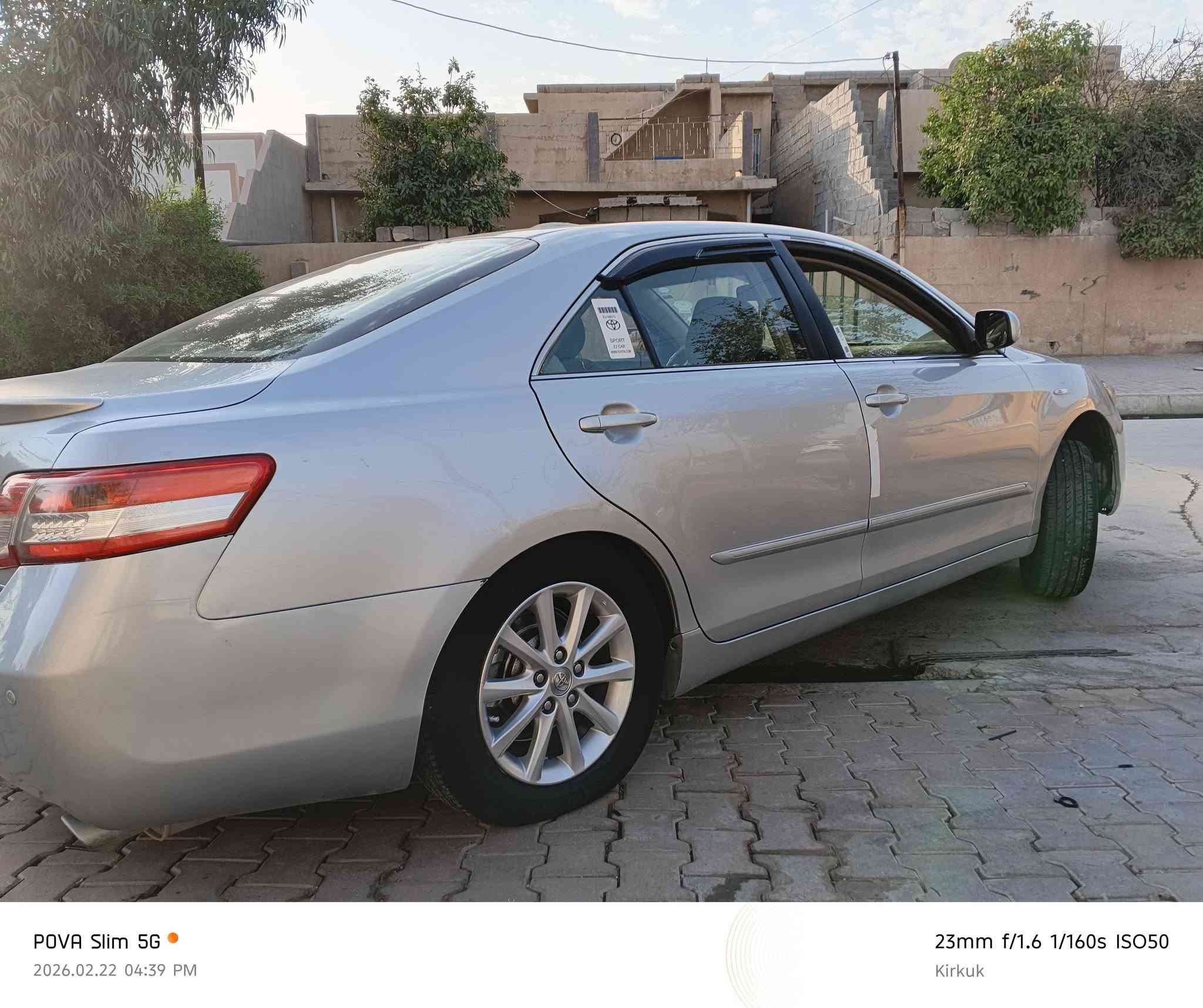 كامري خليجي 2011 كلين تايتل
بيها تعديل بارد جدآ قليل 
محرك 2400 
كير ومحرك بالشرط
رقم سليمانية جديد
السعر 128 وبيها مجال مكاني كركوك
للاستفسار الاتصال بالرقم ***********
